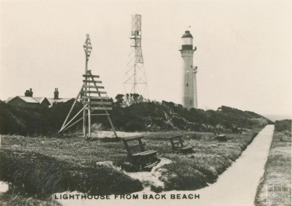 Lighthouse from Back Beach, Queenscliff