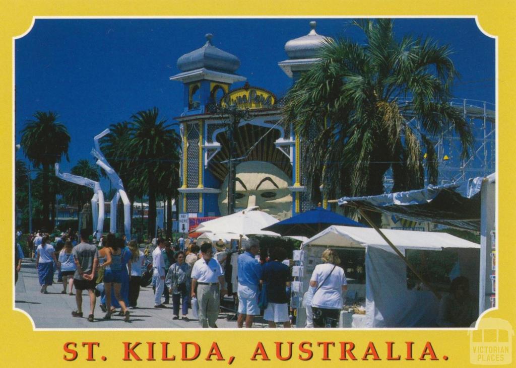 Luna Park and Sunday Market, St Kilda, 1995