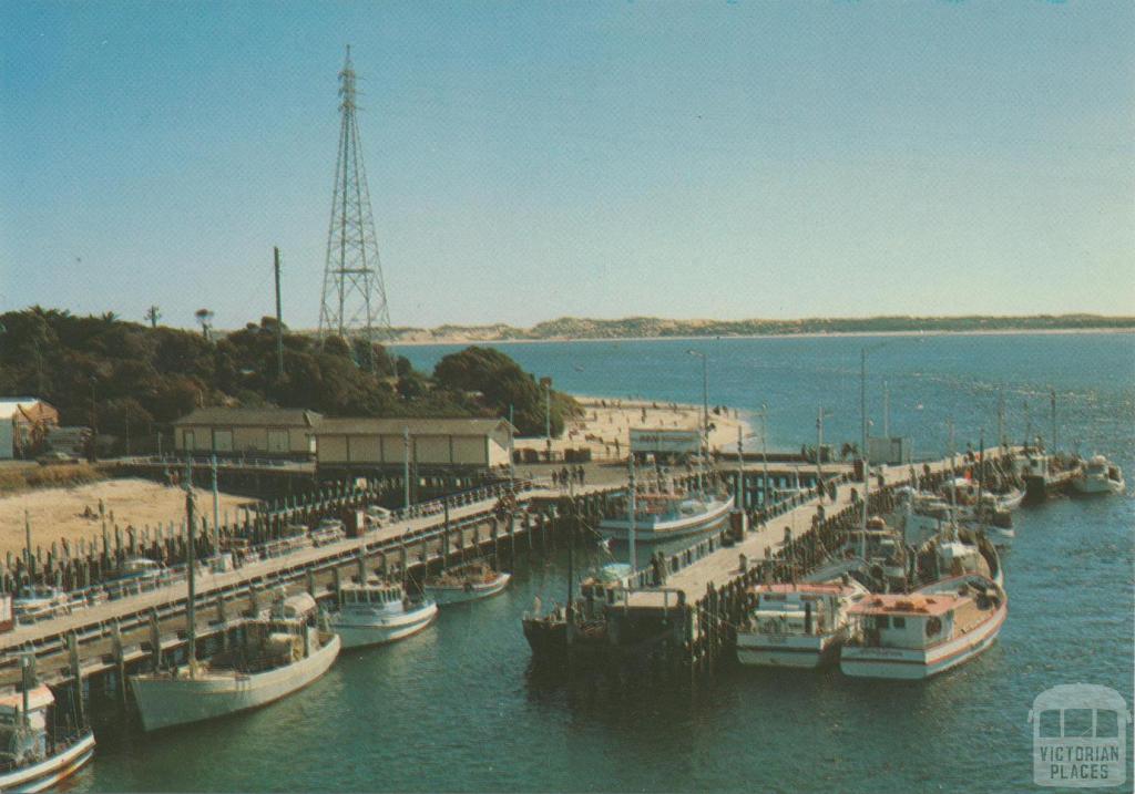 The fishing fleet at the wharf, San Remo