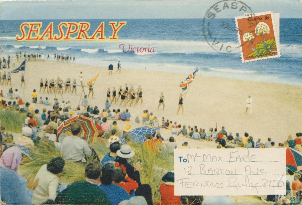 Surf carnival, Seaspray, 1975