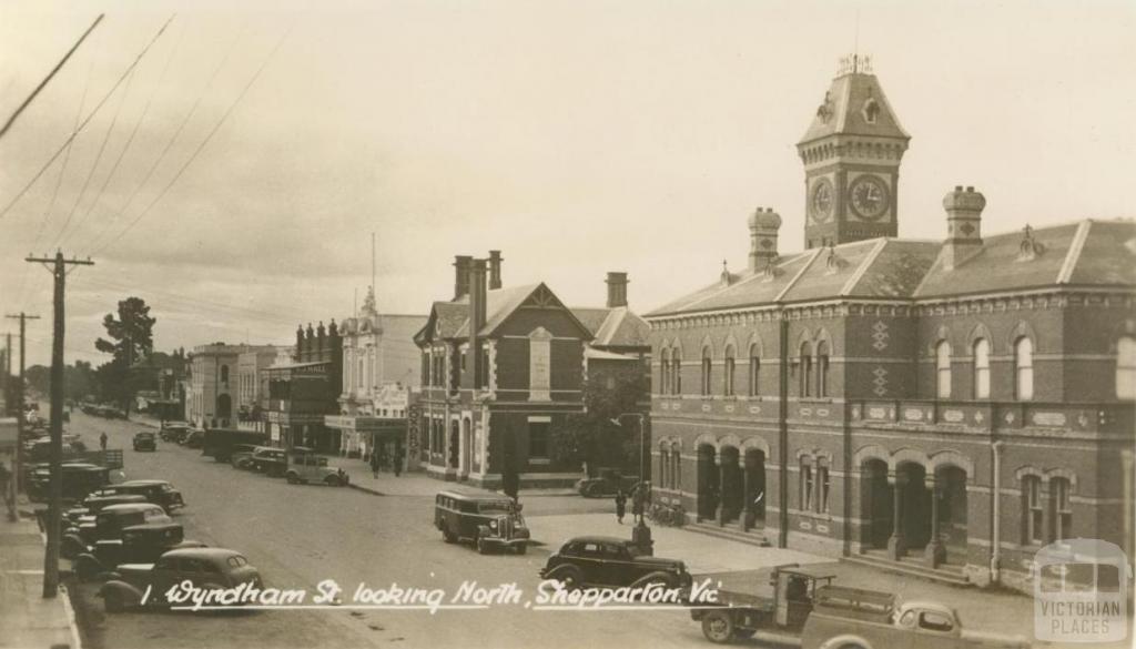 Wyndham Street, looking north, Shepparton