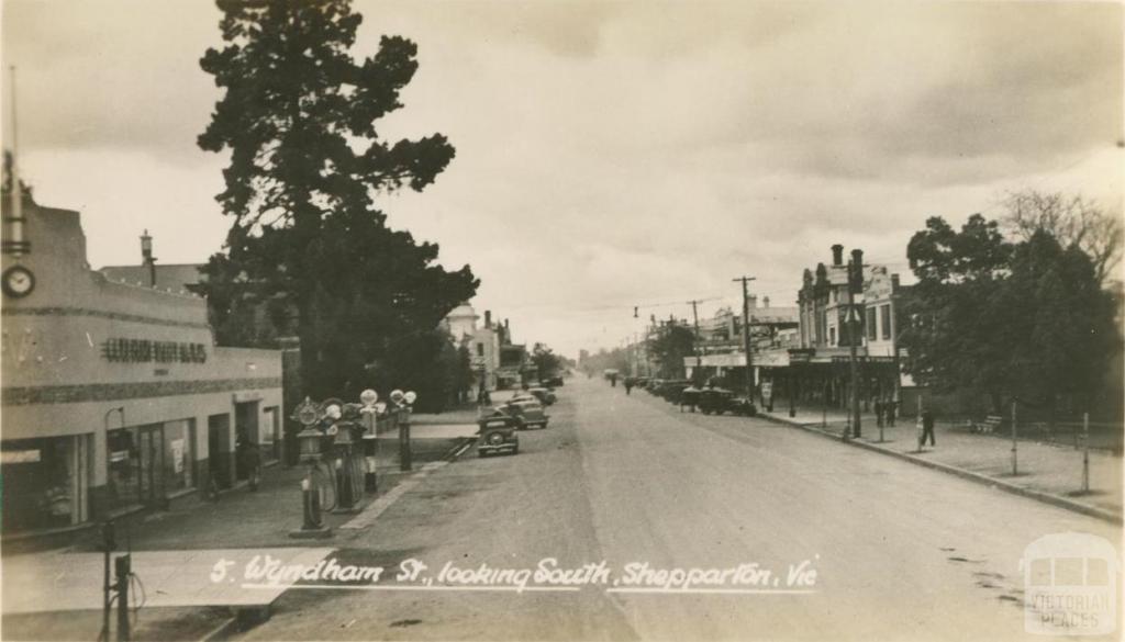 Wyndham Street, looking south, Shepparton