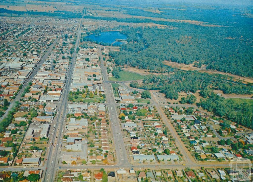 Aerial view of Shepparton