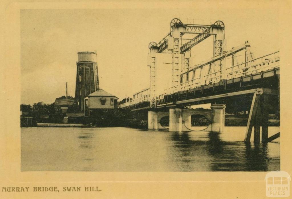 Murray Bridge, Swan Hill, 1909