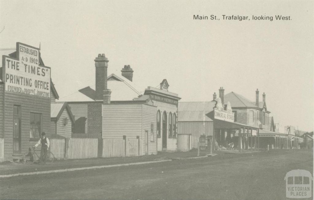 Main Street, Trafalgar, looking West