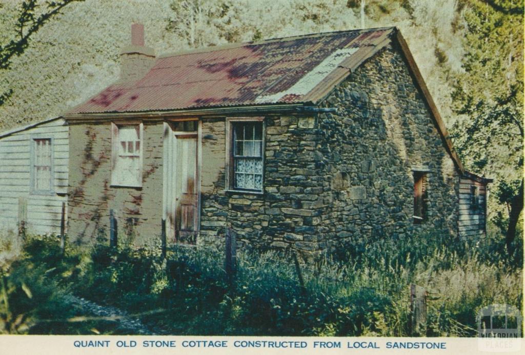 Quaint old Stone Cottage Constructed from Local Sandstone, Walhalla