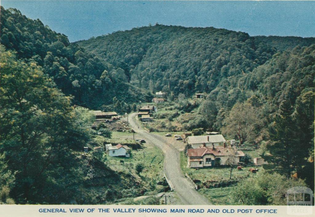 General View of the Valley Showing Main Road and Old Post Office, Walhalla