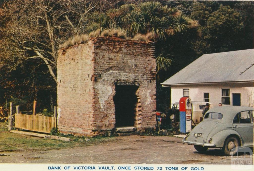 Bank of Victoria Vault, Once Stored 72 Tons of Gold, Walhalla