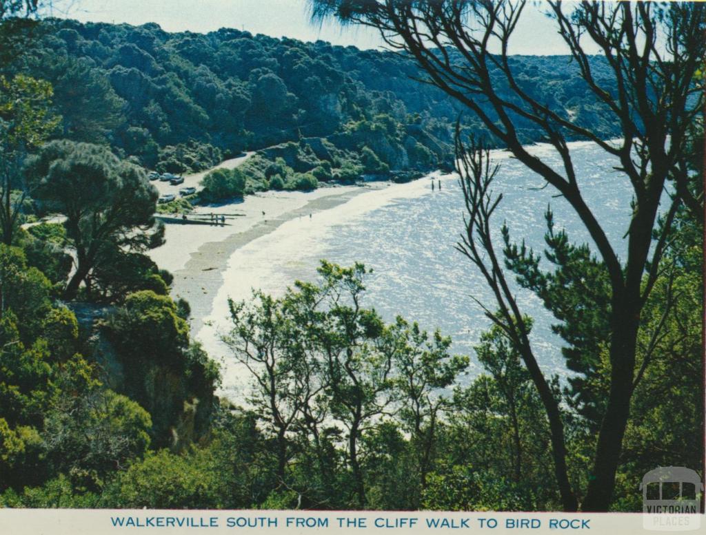 Walkerville South from the Cliff Walk to Bird Rock, 1978