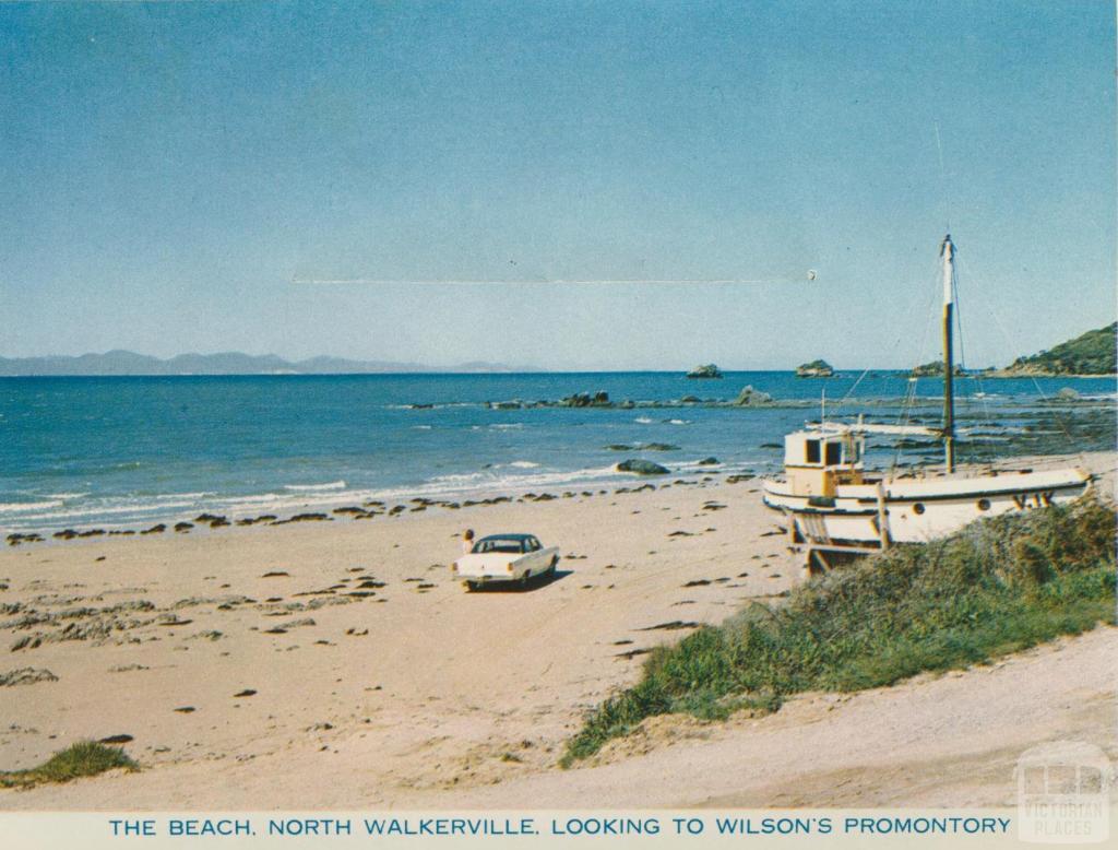 The Beach, North Walkerville, Looking to Wilson's Promontory, 1978