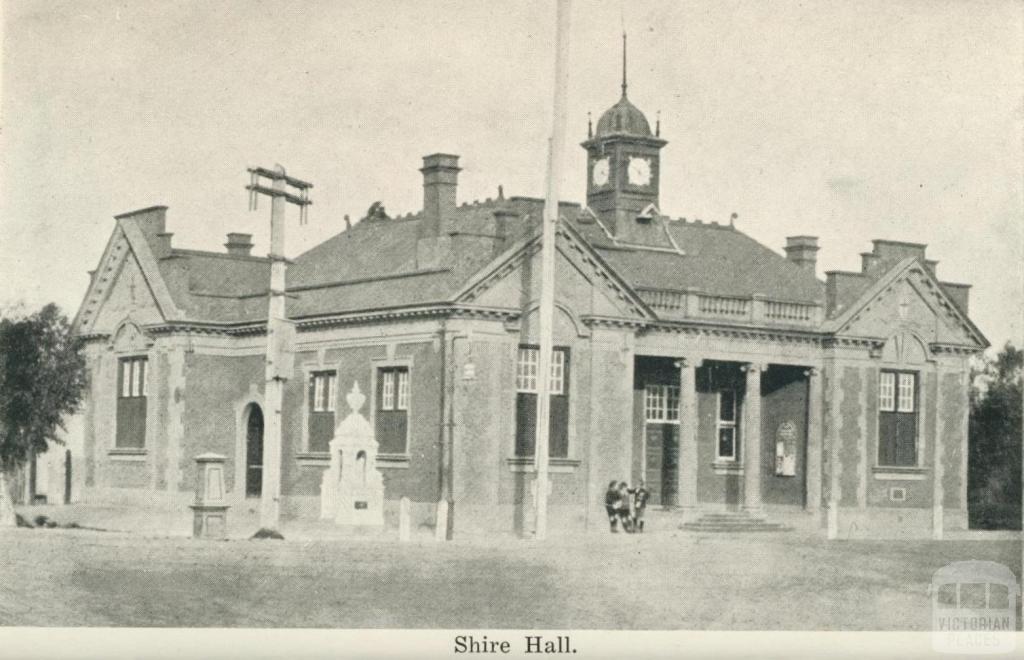 Shire Hall, Warracknabeal, 1925