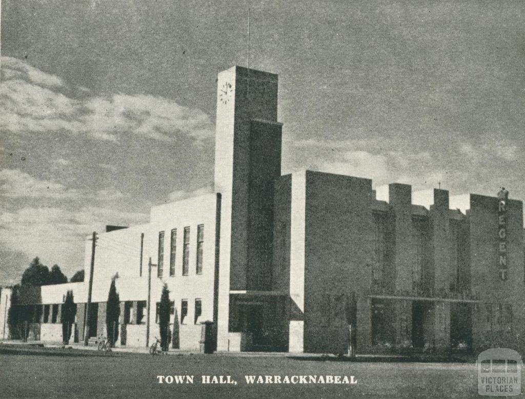 Town Hall, Warracknabeal, 1945