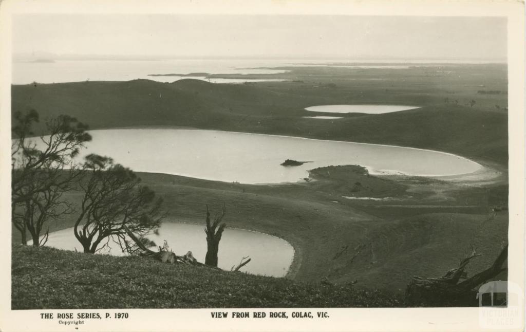 View from Red Rock, Colac