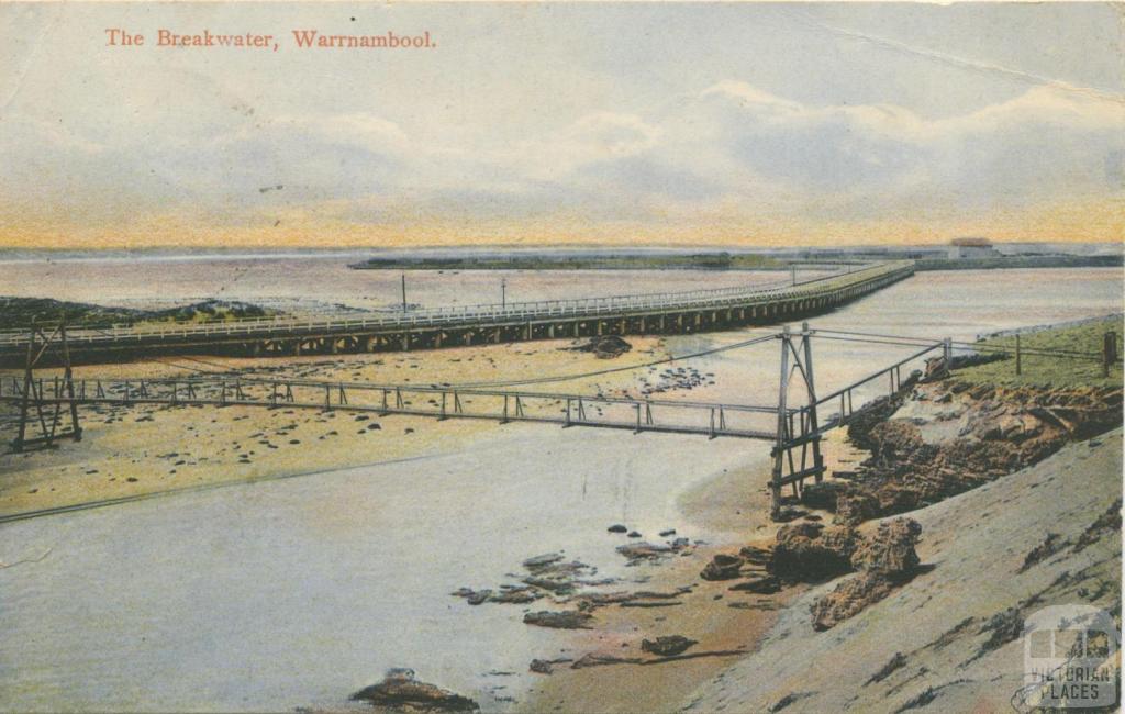 The Breakwater, Warrnambool, 1909