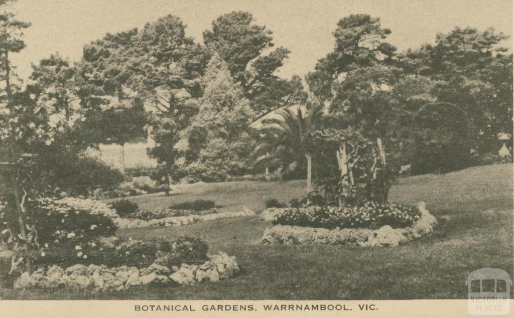 Botanical Gardens, Warrnambool, 1945