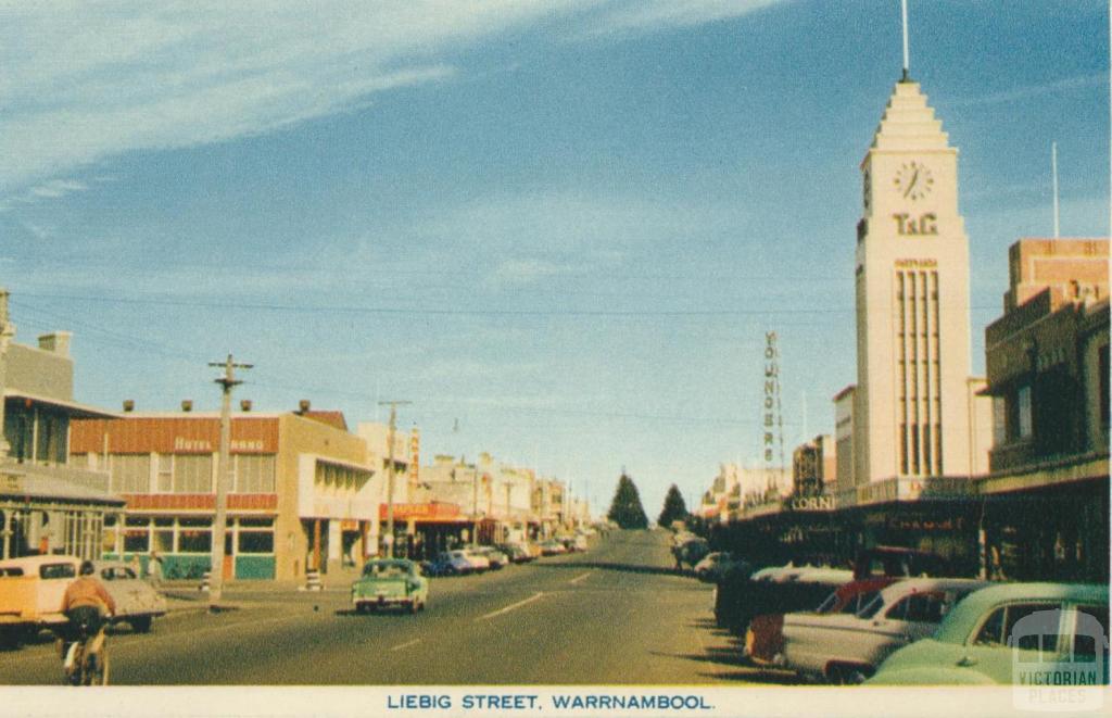 Liebig Street, Warrnambool, 1960