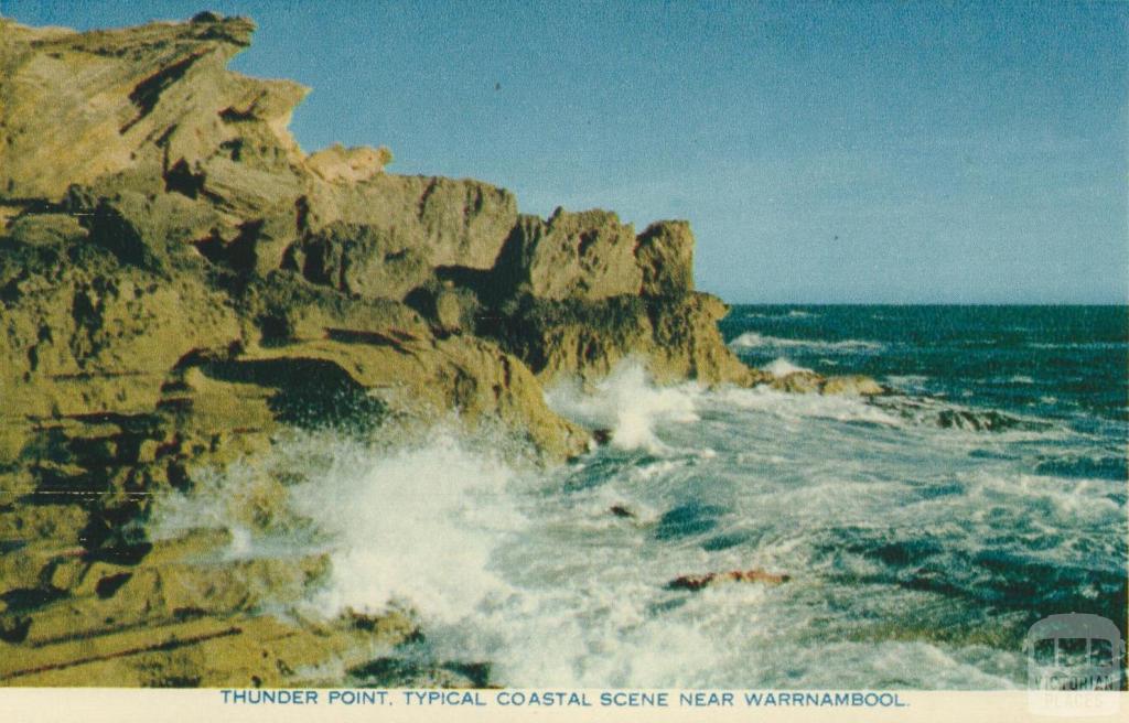 Thunder Point, typical coastal scene near Warrnambool, 1960