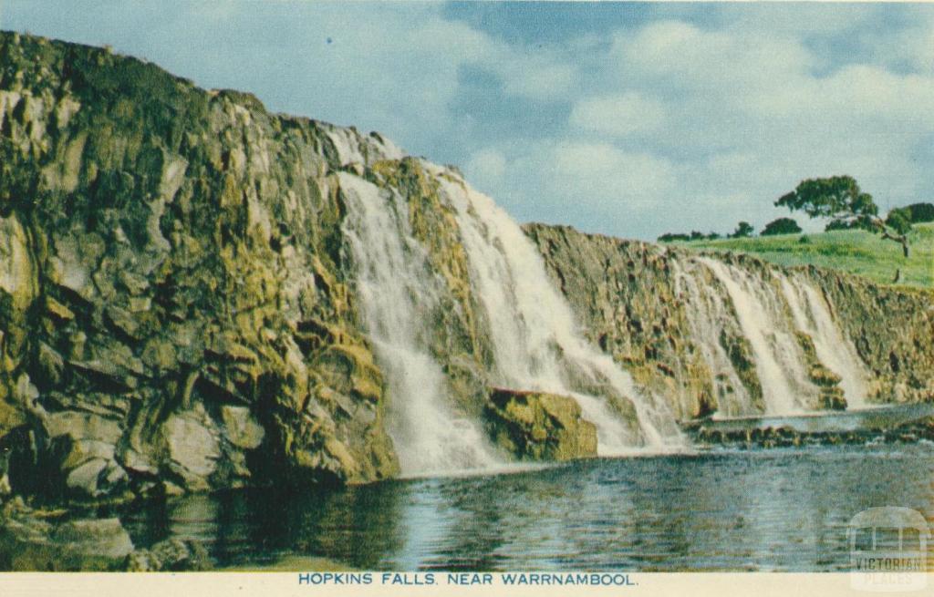 Hopkins Falls, near Warrnambool, 1960