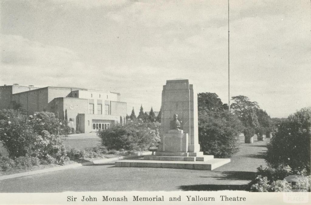 Sir John Monash Memorial and Yallourn Theatre, Yallourn