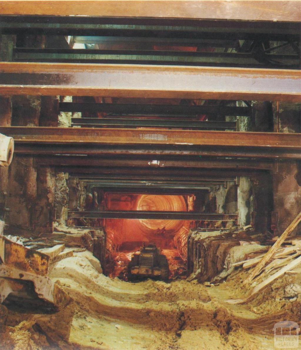 Melbourne Underground Rail Loop, under construction 1971-82