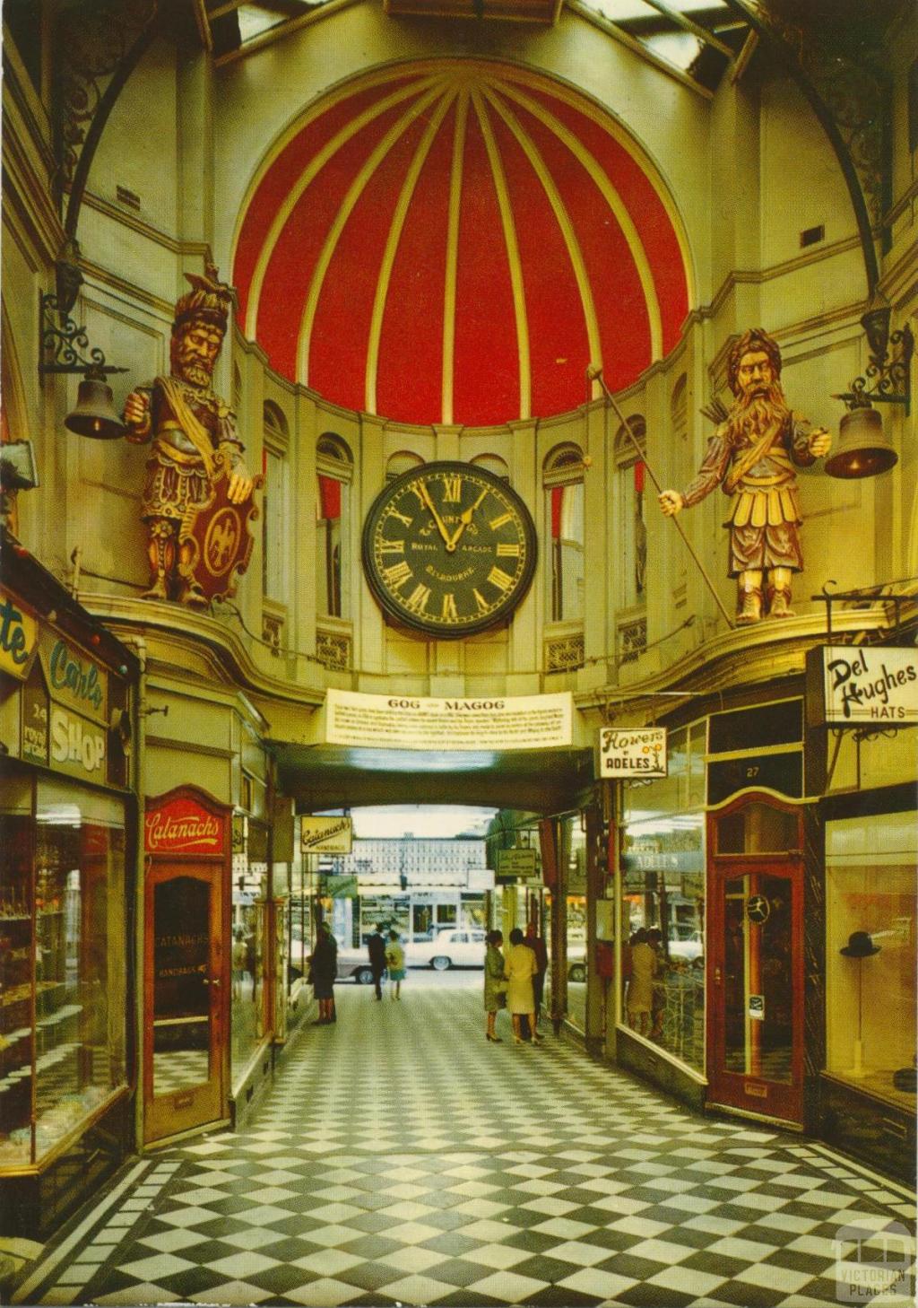 Gog and Magog, Royal Arcade, Melbourne