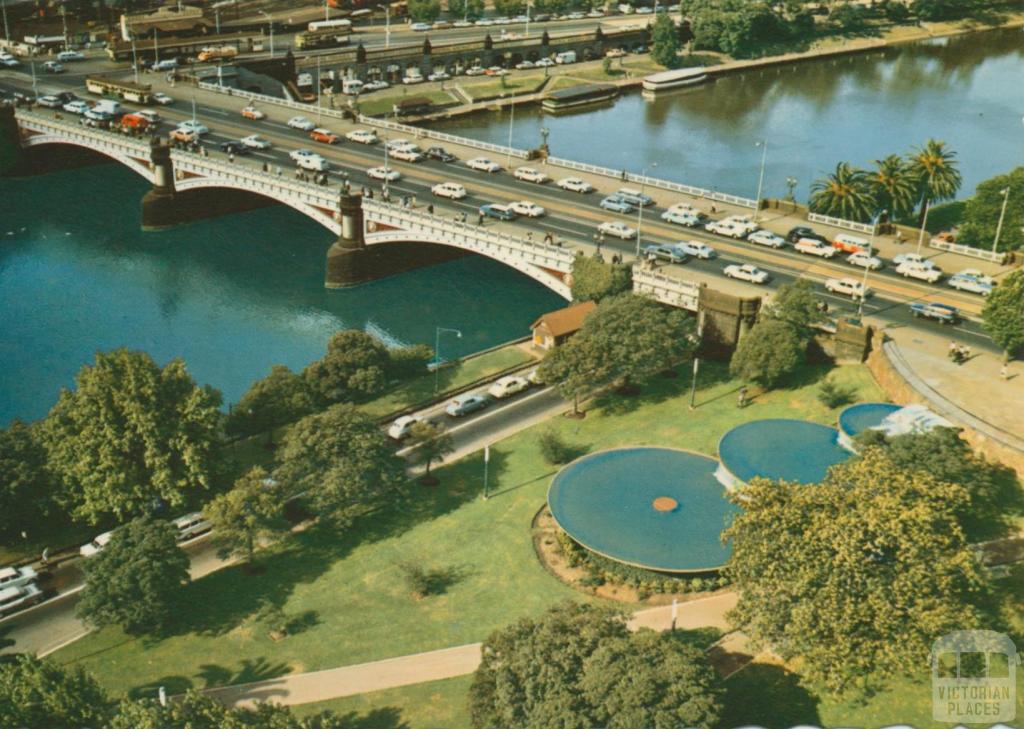 Overlooking Princes Bridge, Melbourne