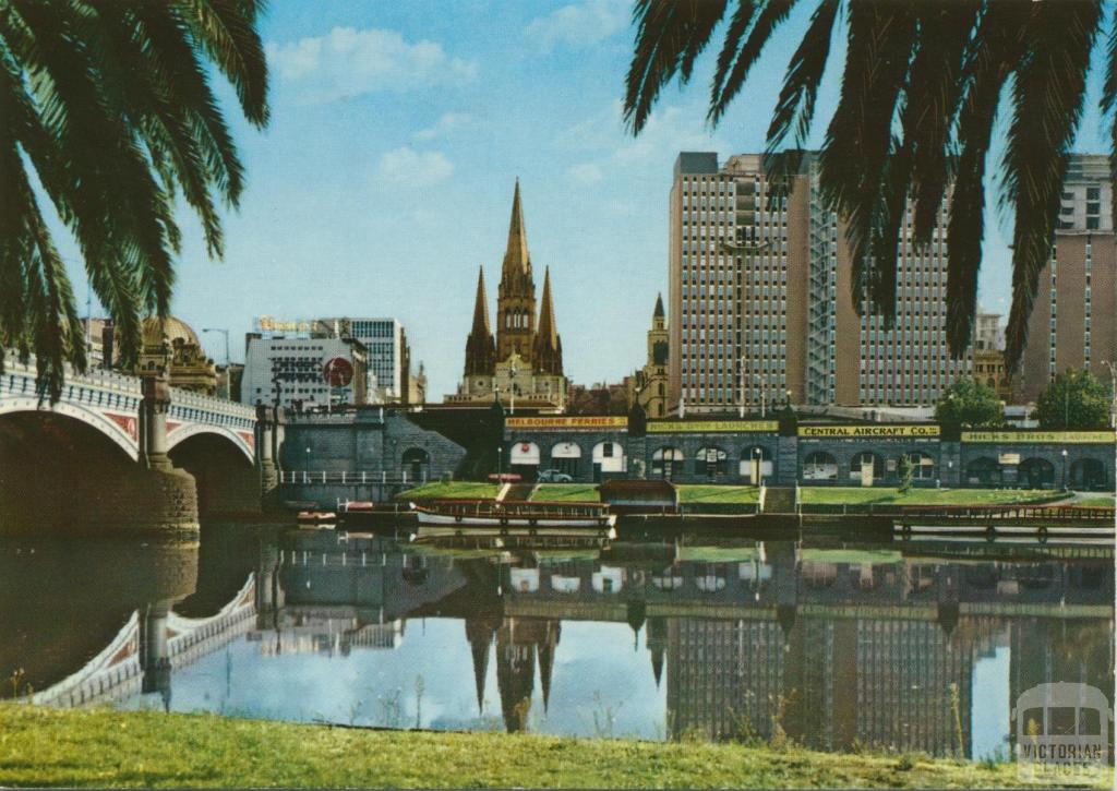 River Yarra, Melbourne, 1975