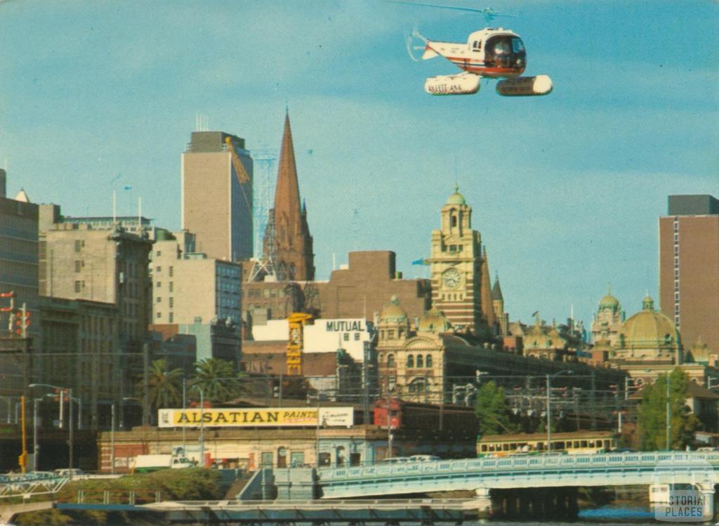 Heliport, City Skyline, Melbourne