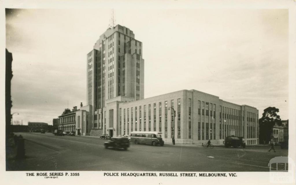 Police Headquarters, Russell Street, Melbourne