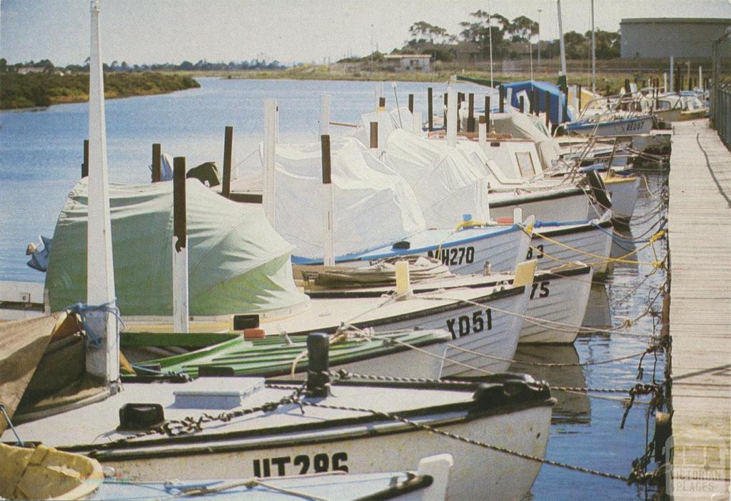 Fishing boats Kororoit Creek, Williamstown North