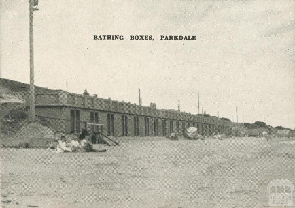 Bathing Boxes, Parkdale, 1955