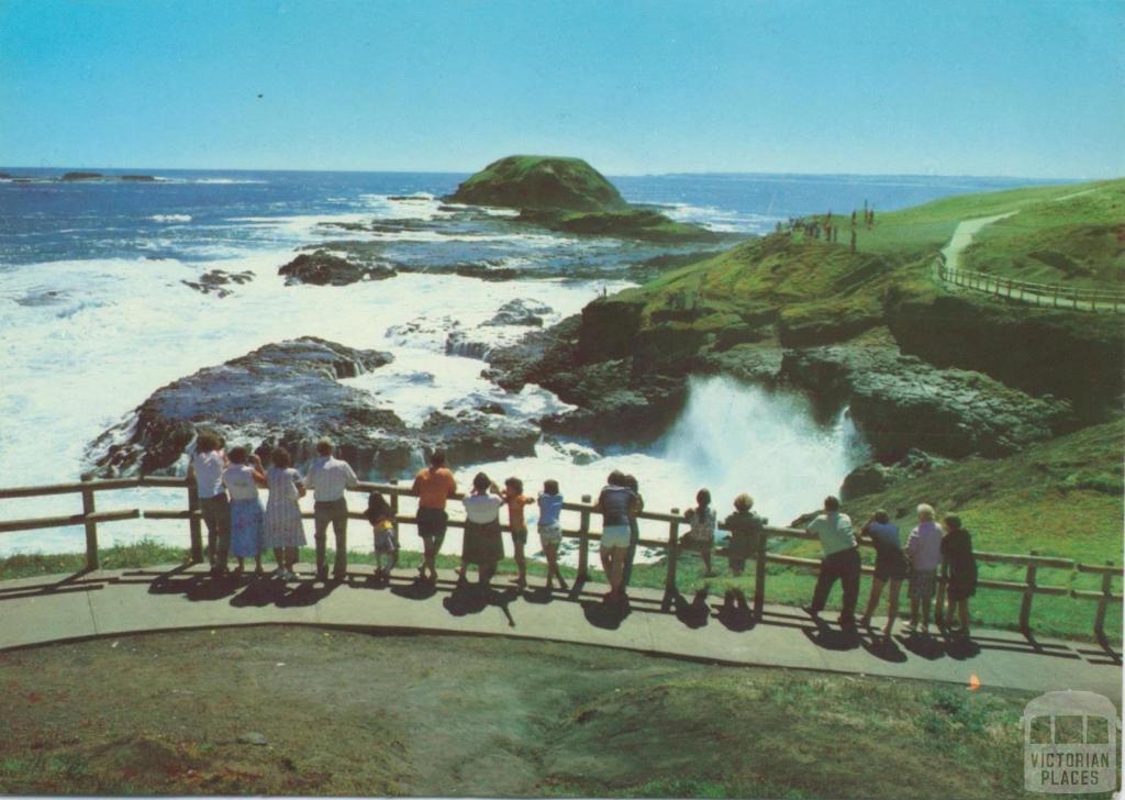 The blowhole and the nobbies, Ventnor, Phillip Island