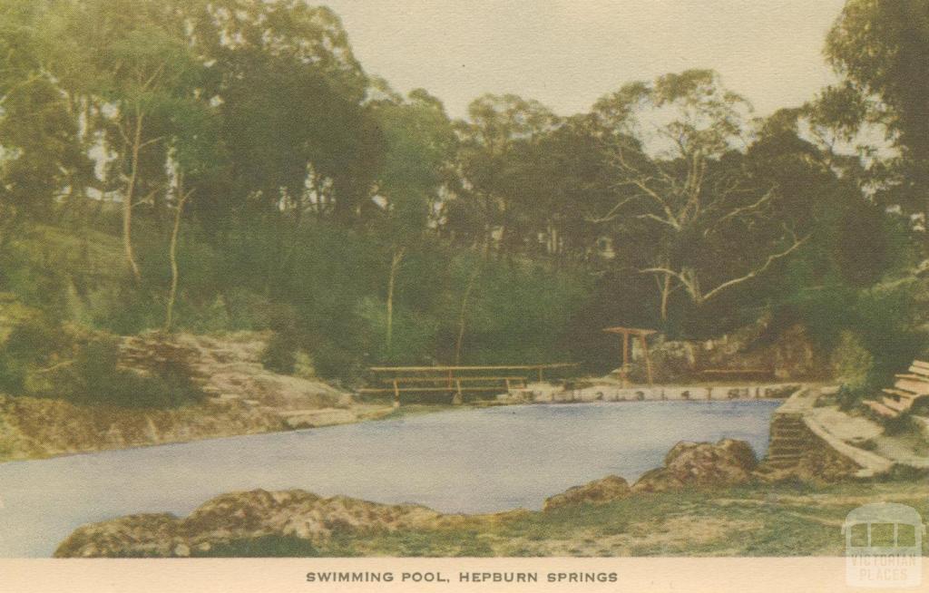 Swimming Pool, Hepburn Springs, 1948