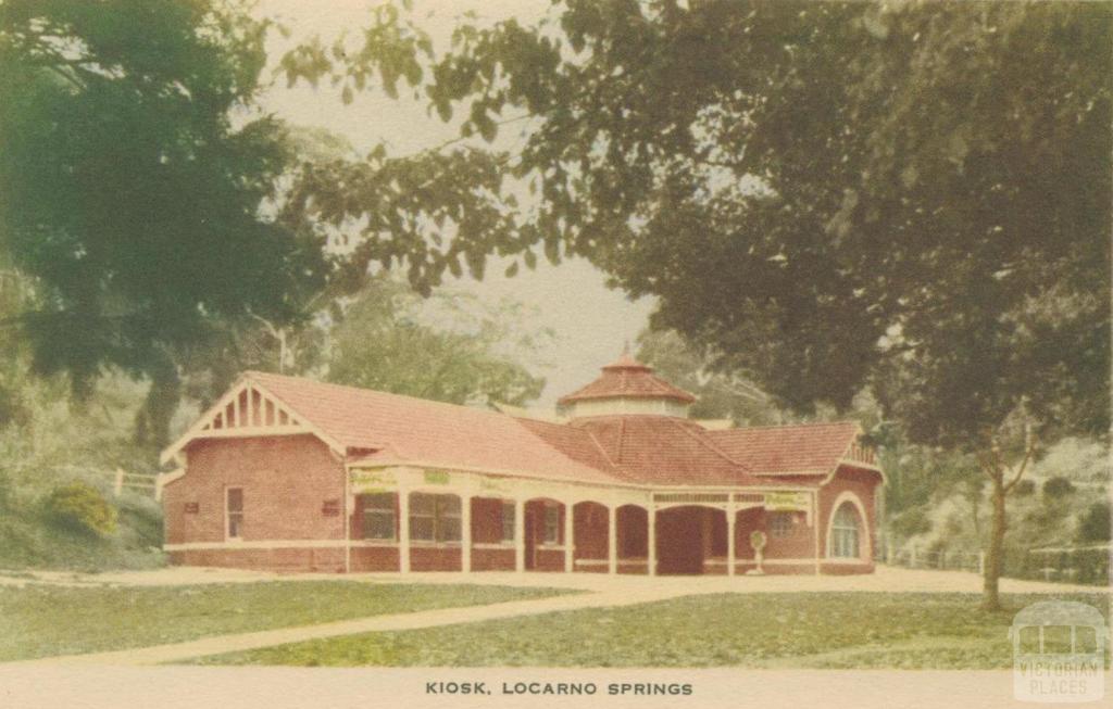 Kiosk, Locarno Springs, Hepburn Springs, 1948