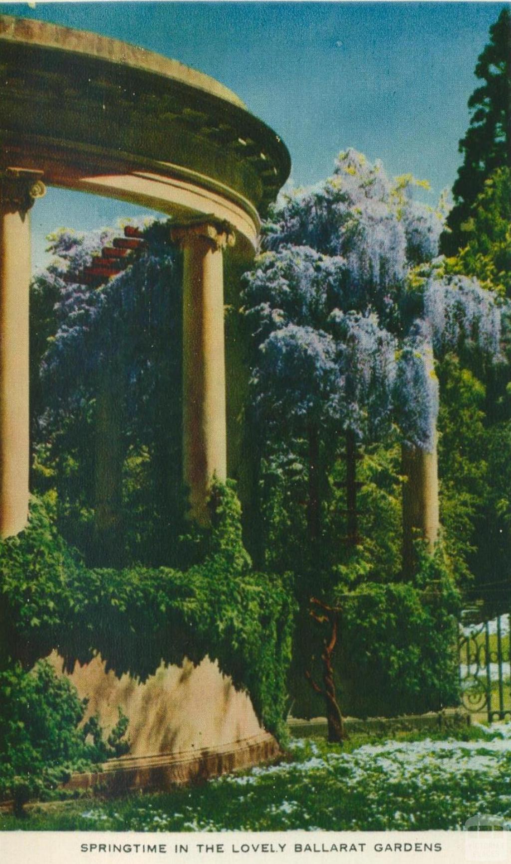 Ballarat Gardens, 1958