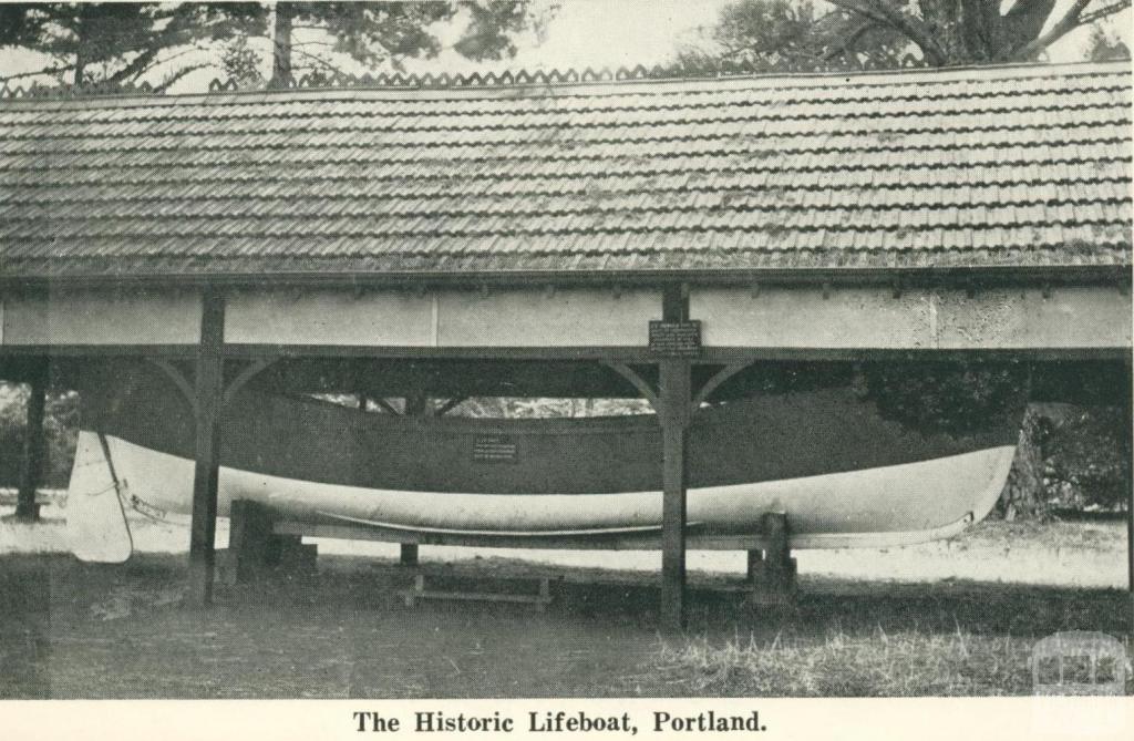 The historic lifeboat, Portland